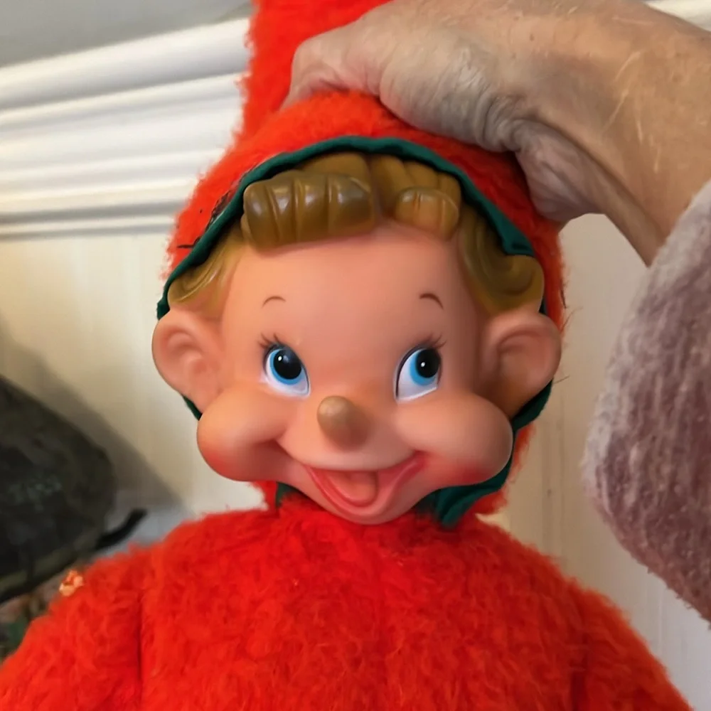 MCM Hong Kong large stuffed Elf 20” Christmas decoration